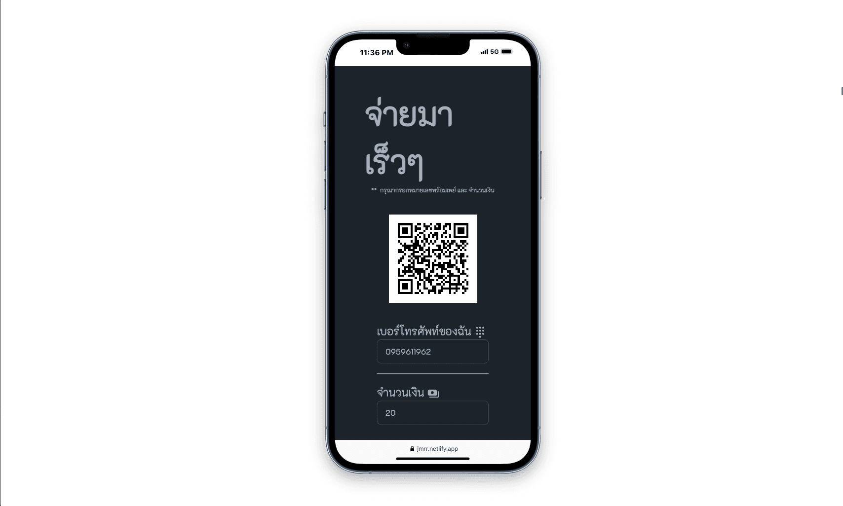 QR Payment System screenshot